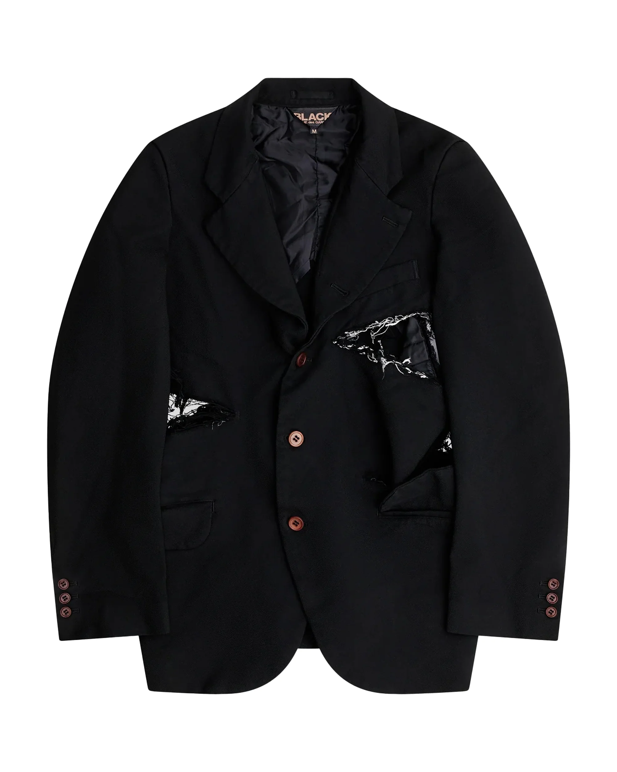 Black CDG Gabardine Jacket