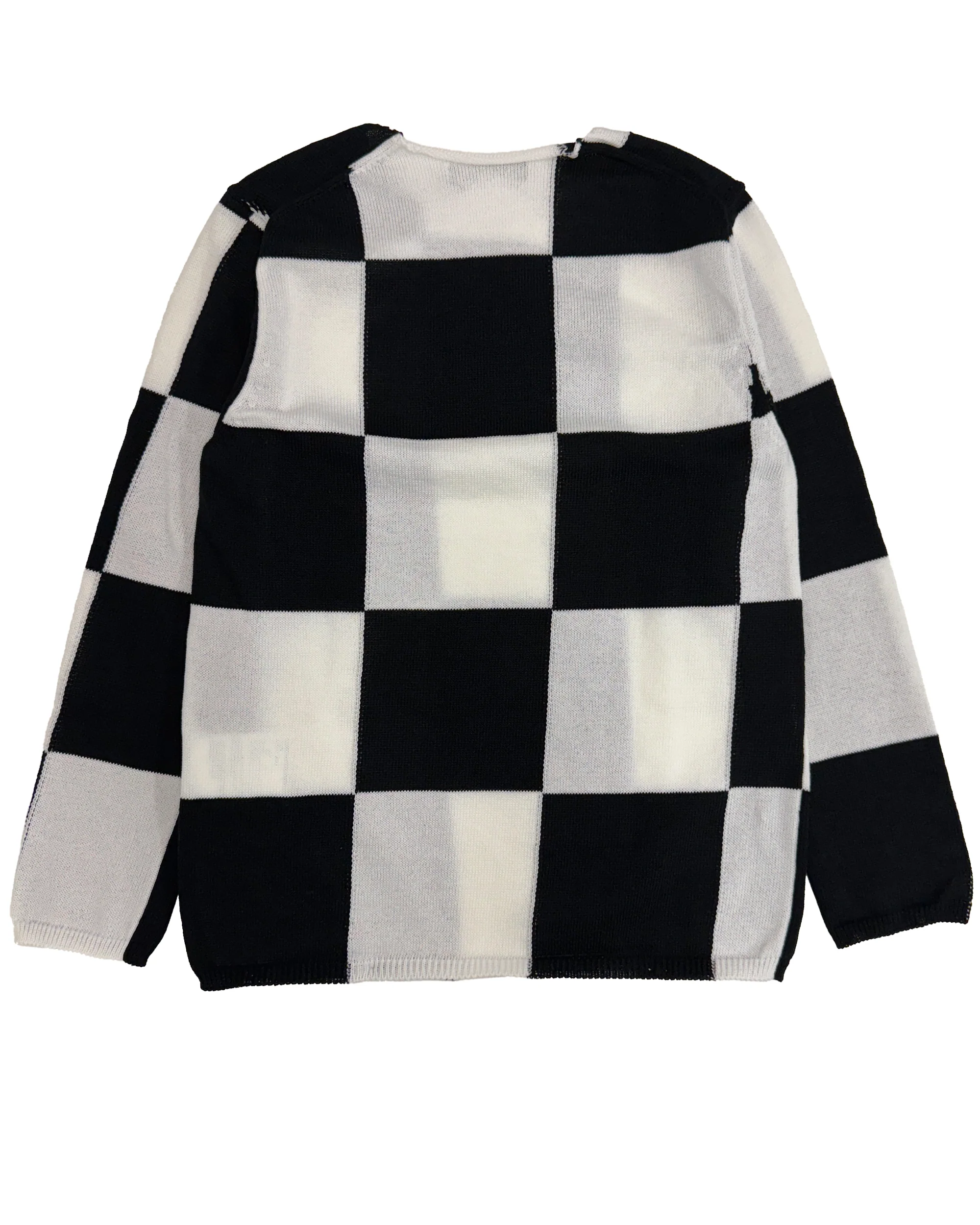 Black CDG Jacquard Pullover - Image 2