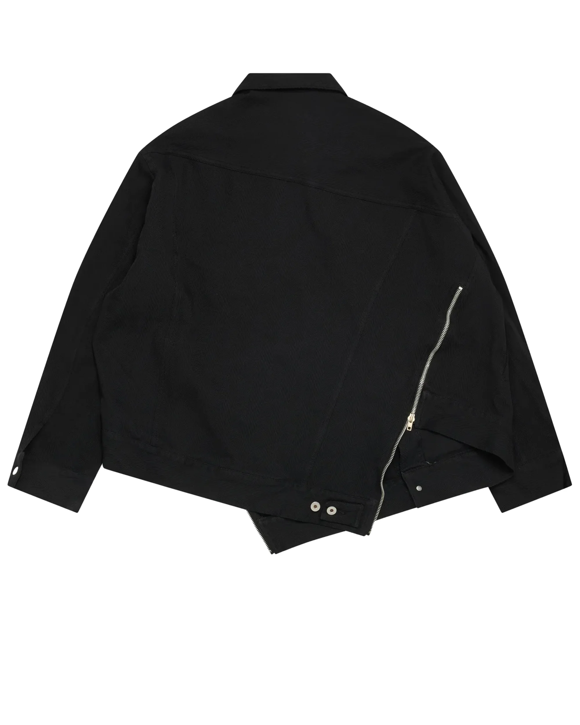 Black CDG Schrägschnitt-Jacke - Image 2