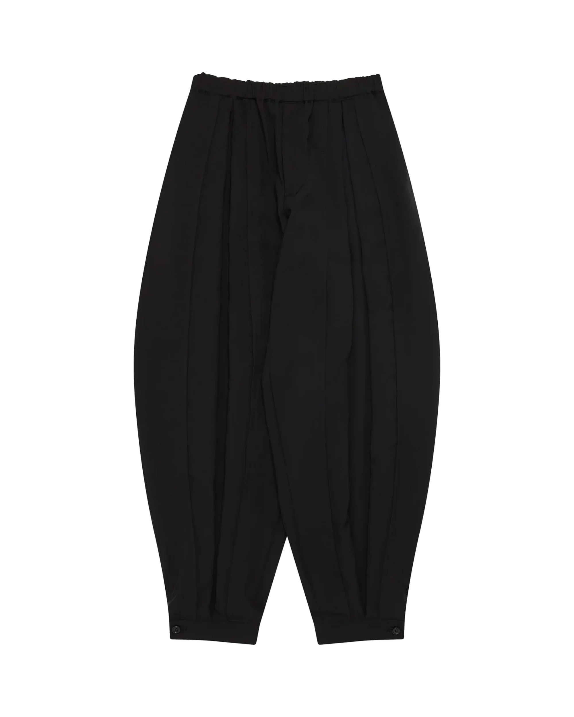 Black CDG Plissierte Ballonhose