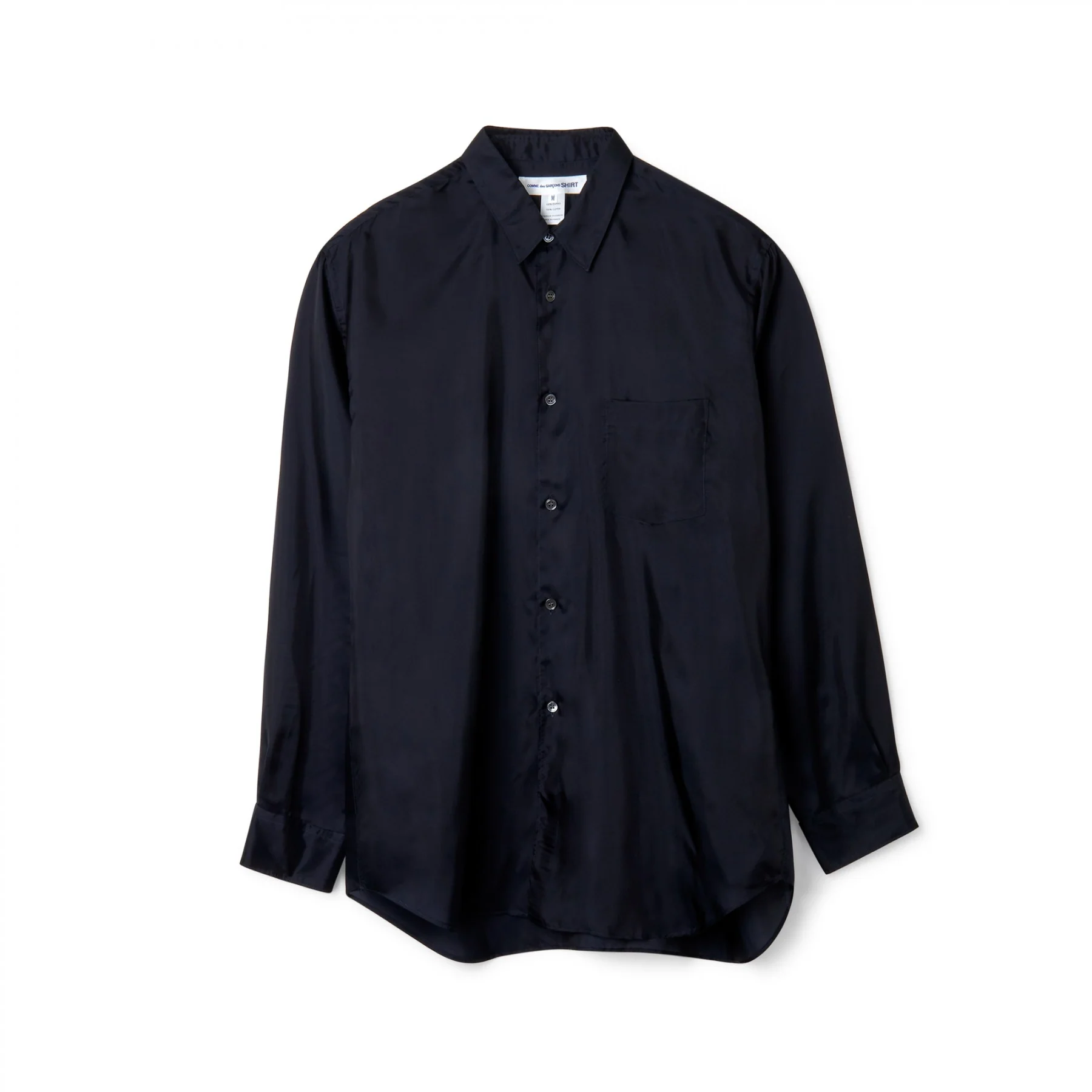 CDG Shirt Forever - Men's Shirt Regular Fit - Plain Cupra Navy