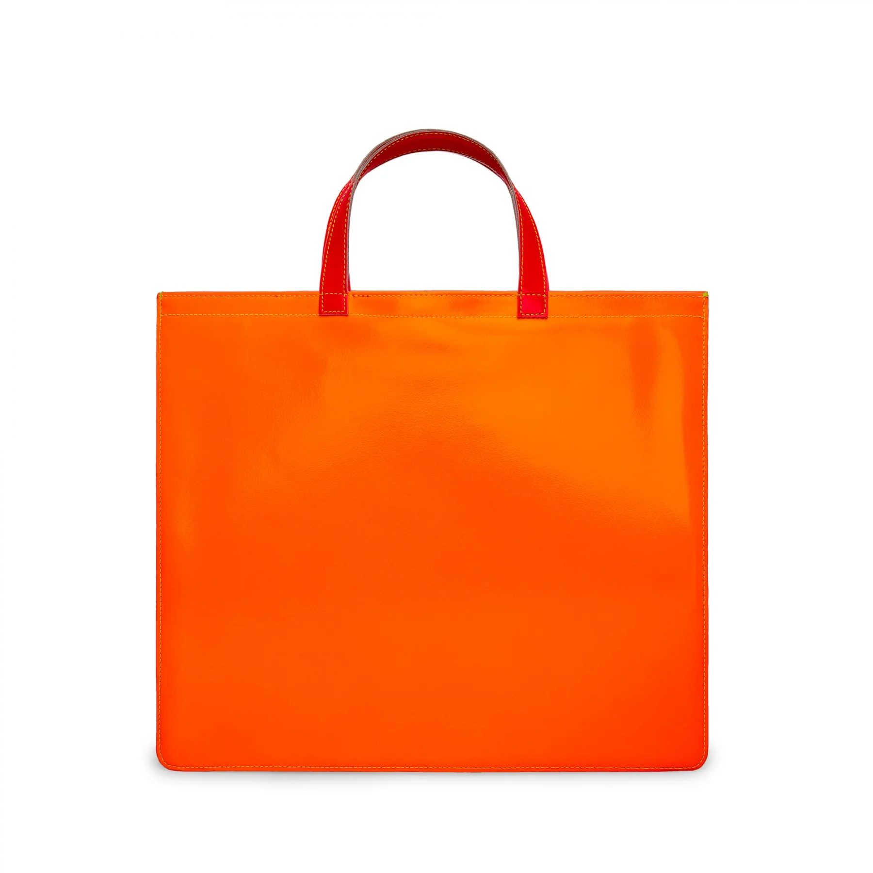 CDG Super Fluo Tote Bag - Yellow/Orange / SA9000SF - Image 3