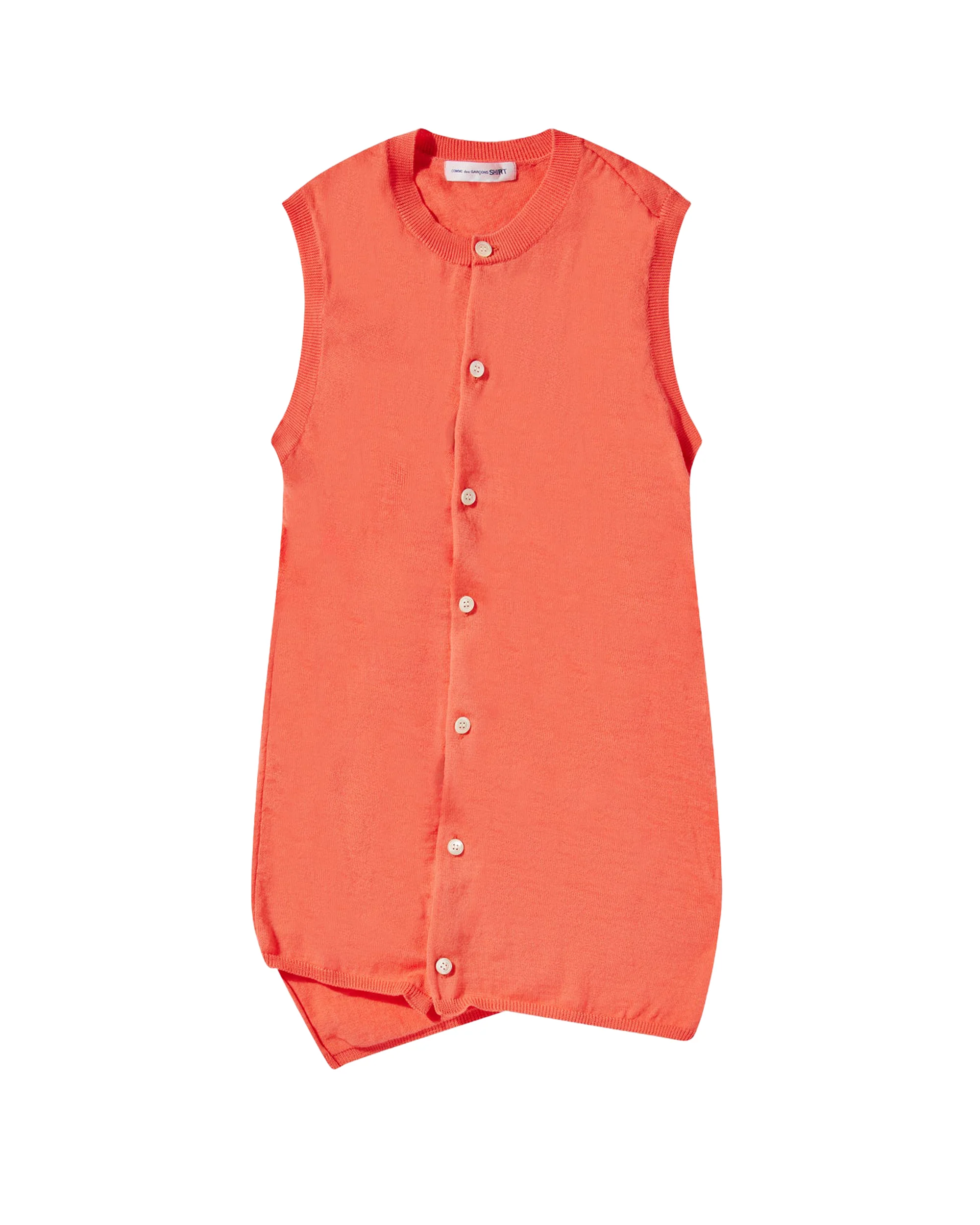 CDG SHIRT Asymmetrische Herren-Strickjacke