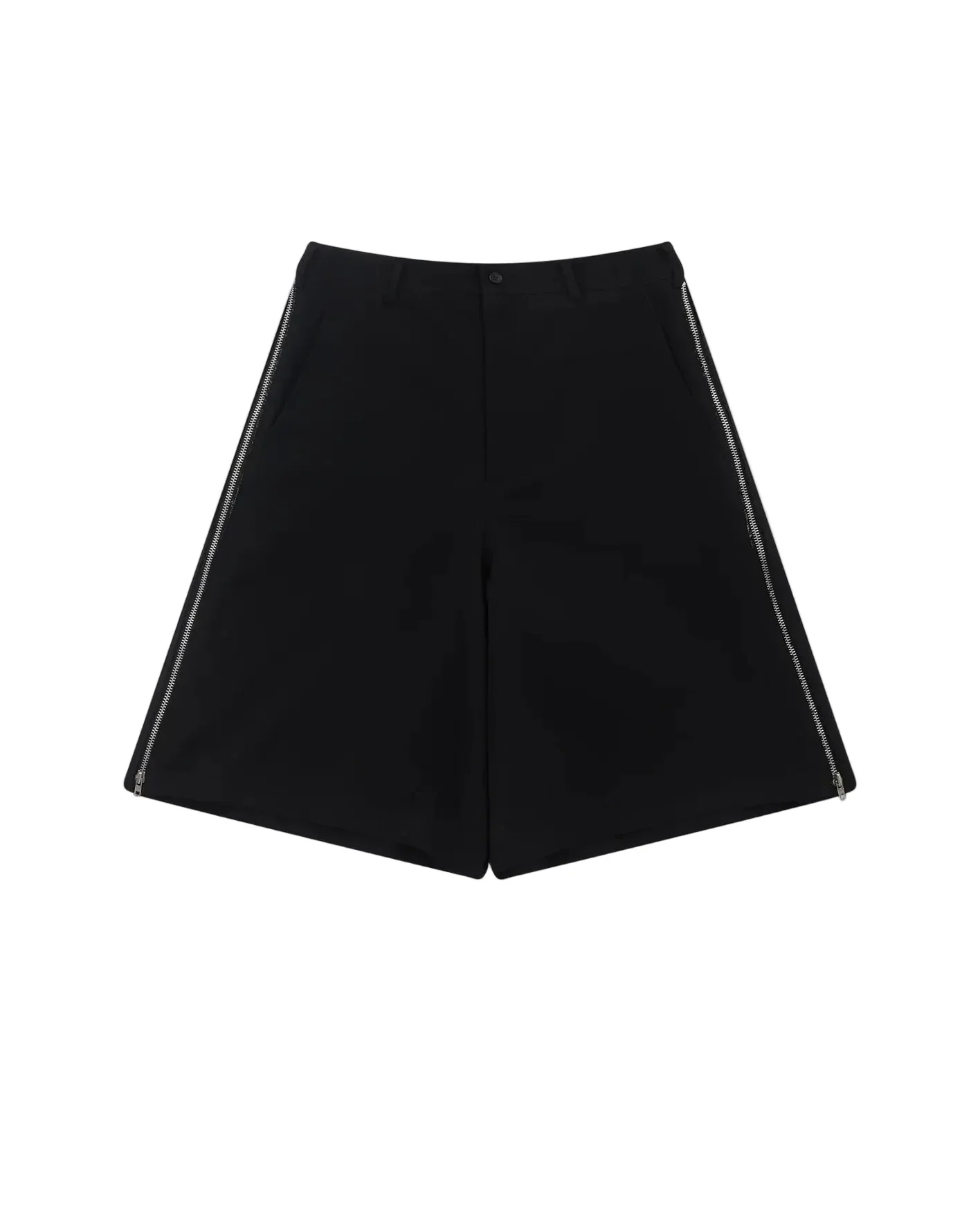 CDG SHIRT Kurze Hose mit Reissverschluss Detail