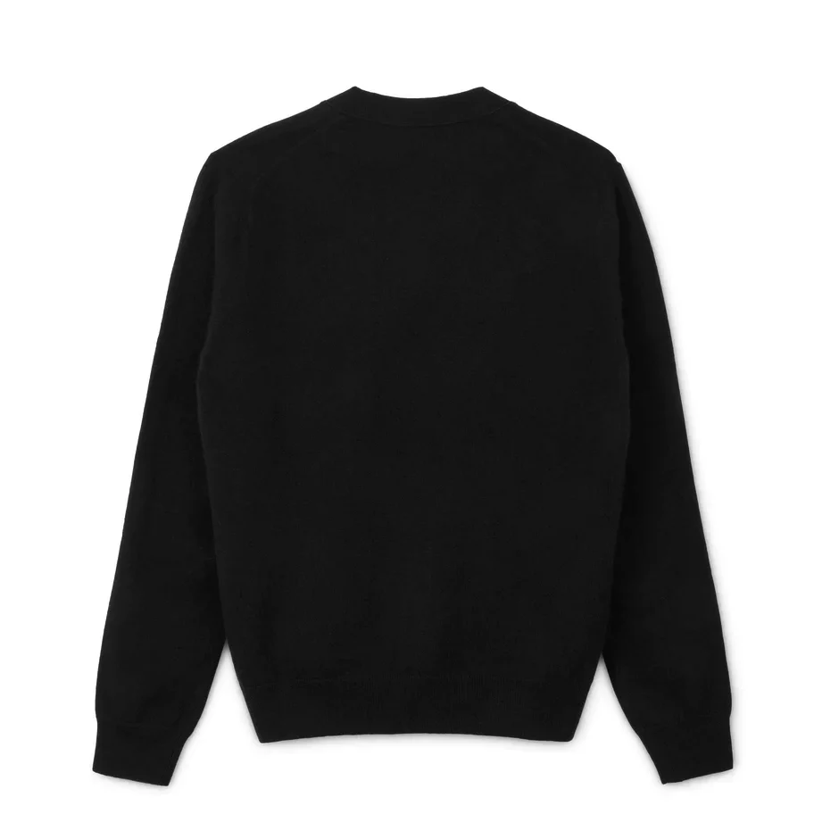 CDG Shirt Forever - Men's Cardigan V-neck - Black - Image 2