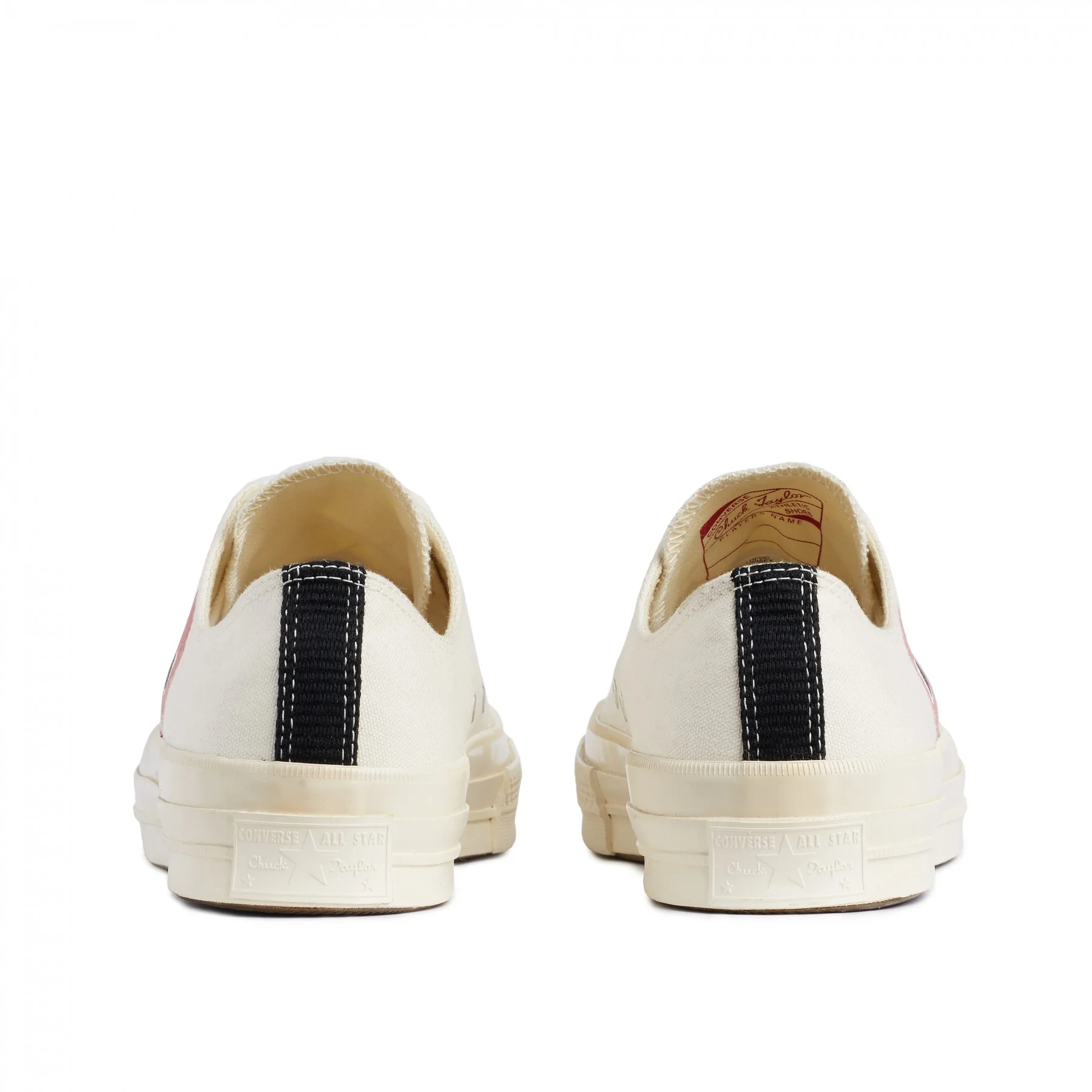 CDG PLAY x CONVERSE Chuck Taylor'70 Classic / Low Top / Cremeweiß - Image 3