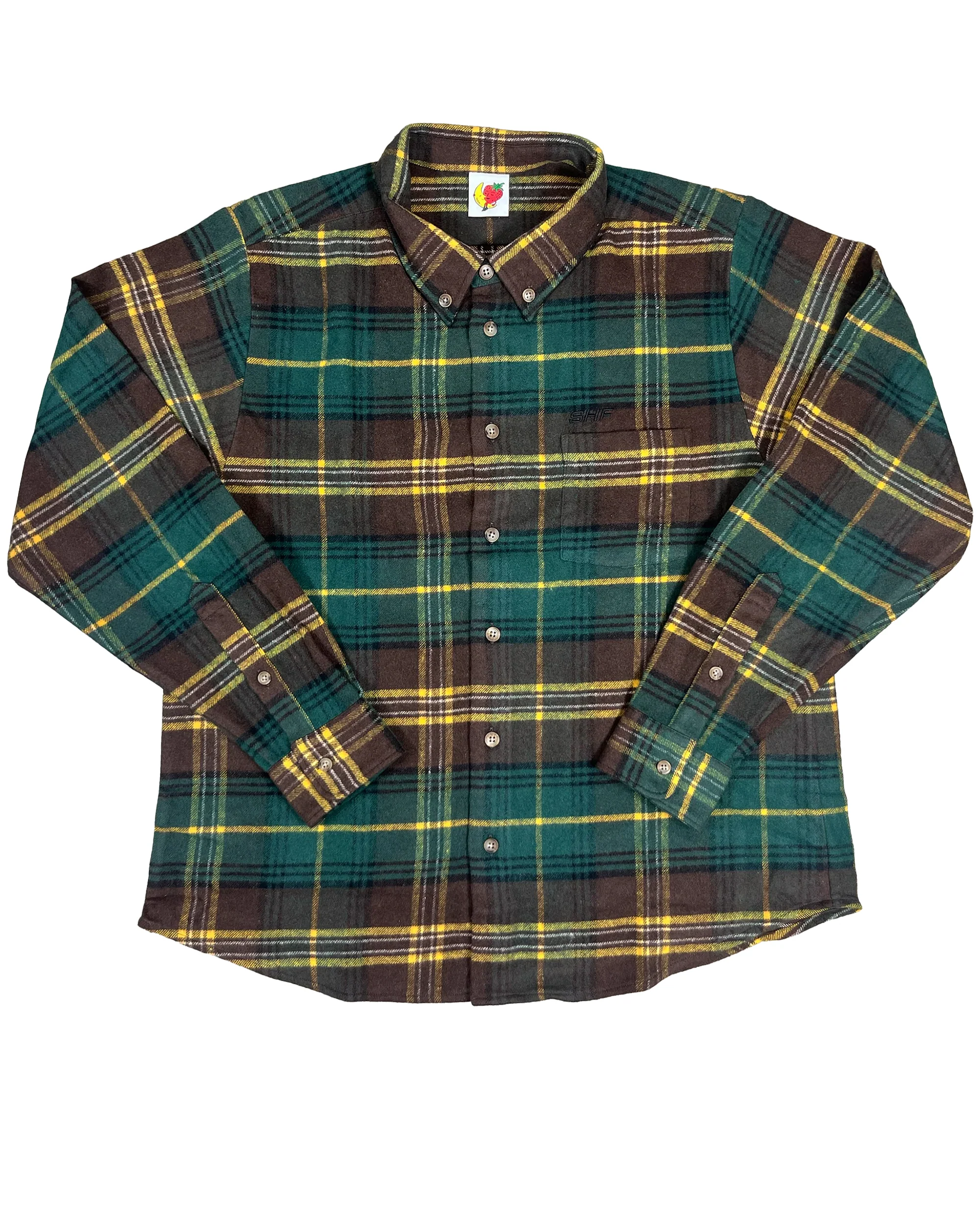 Sky High Farm Flannel Button Down Hemd