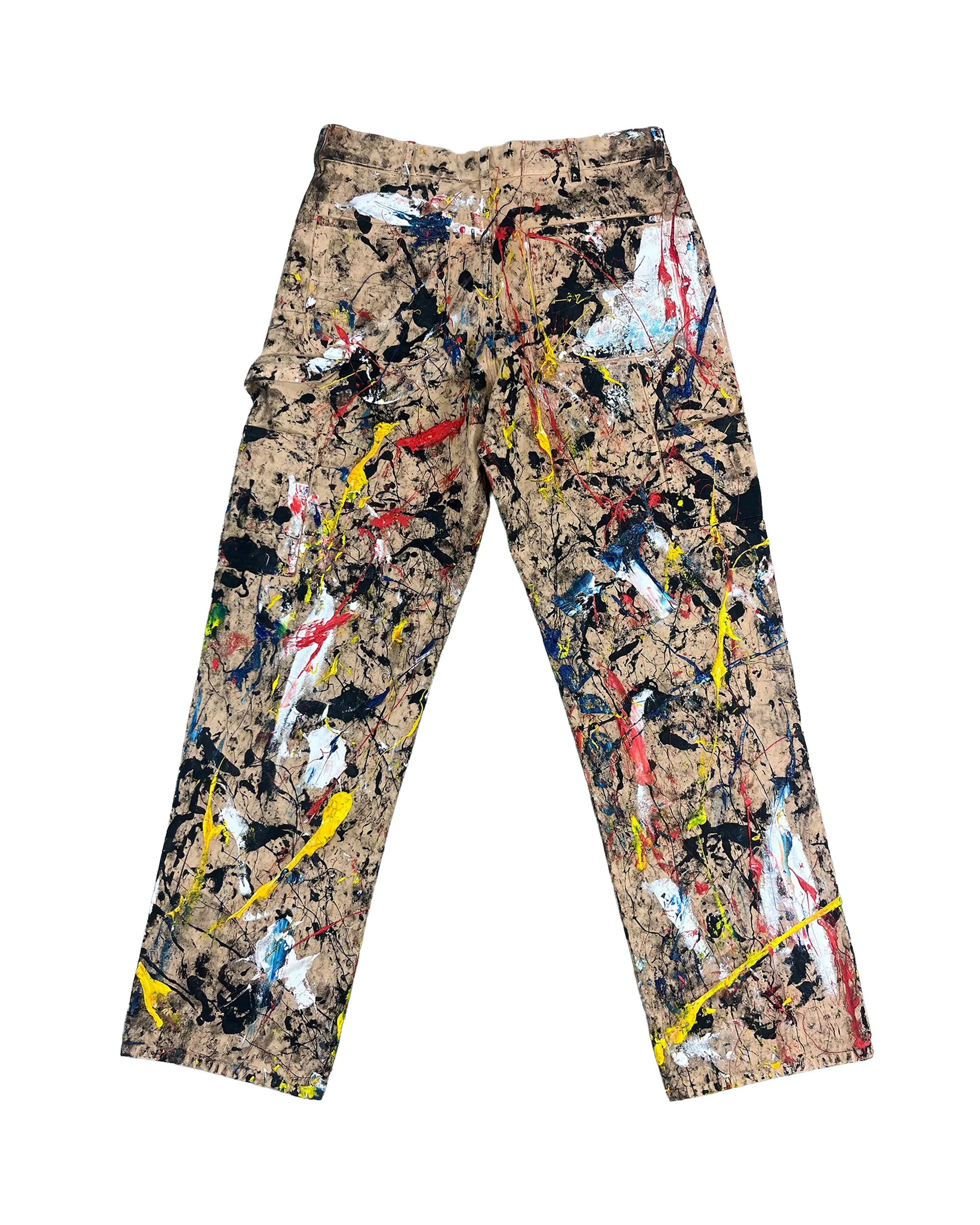 Sky High Farm Handbemalte Canvas-Hose mit gedoppelten Knien - Image 2